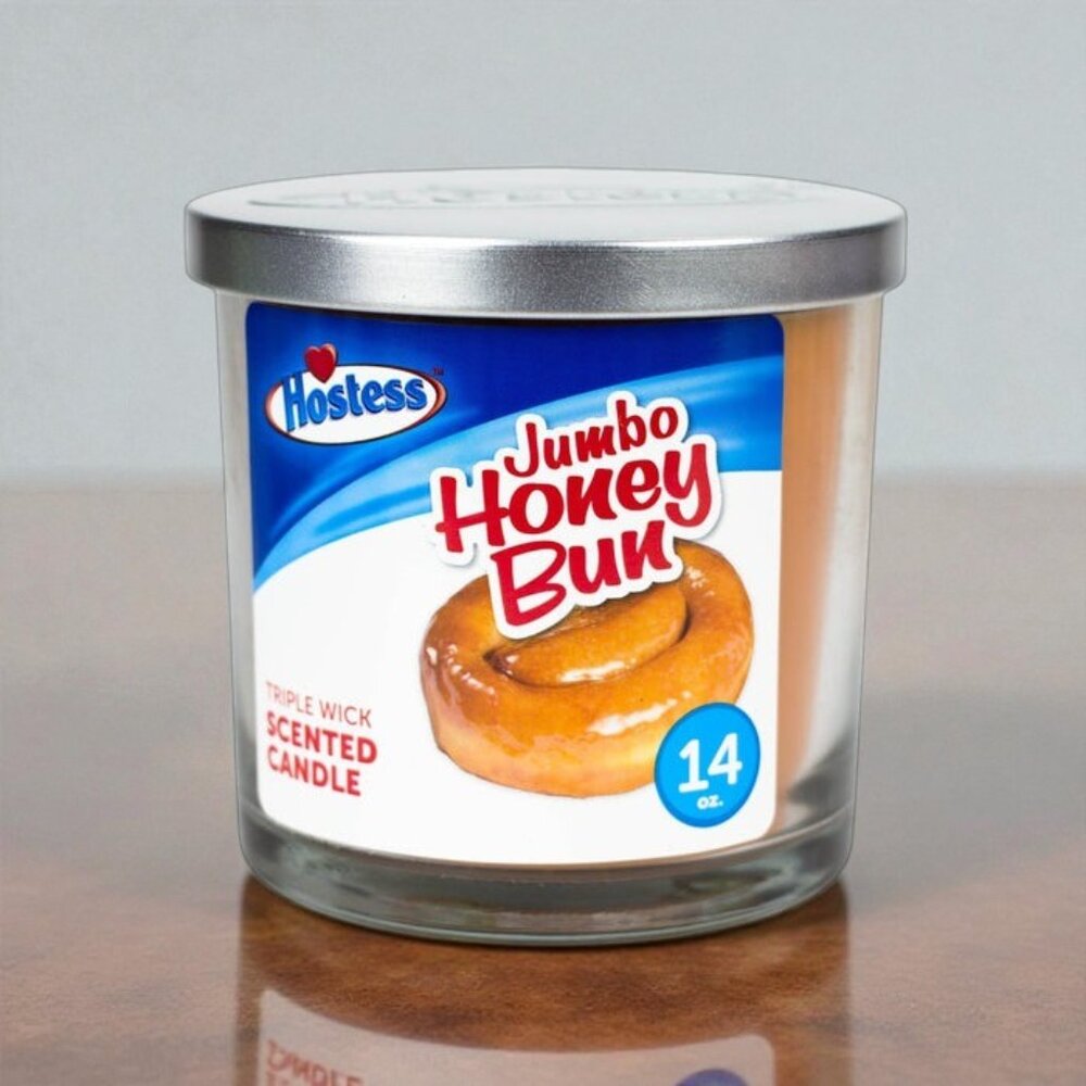 🆕Hostess Jumbo Honey Bun Scented 3-Wick Candle